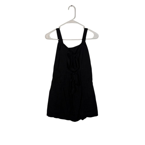 Free People Mini Dress Sleeveless Black Casual Sundress S - Picture 1 of 3